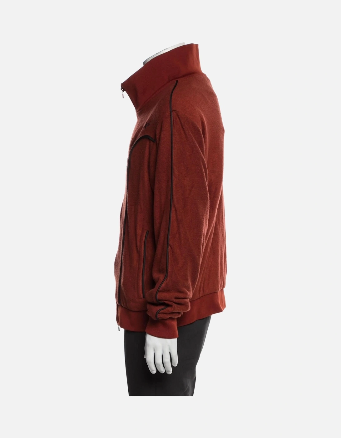 JOHNNY VELOUR TRACK JACKET CLAY