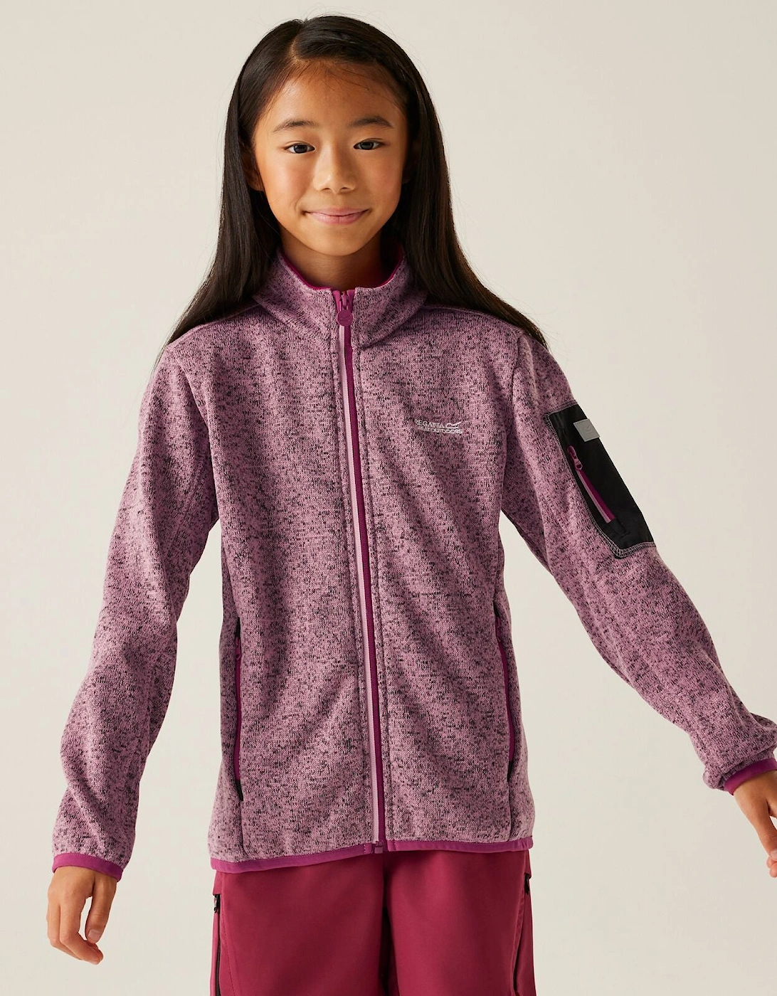 Kids Newhill Full Zip Fleece, 2 of 1