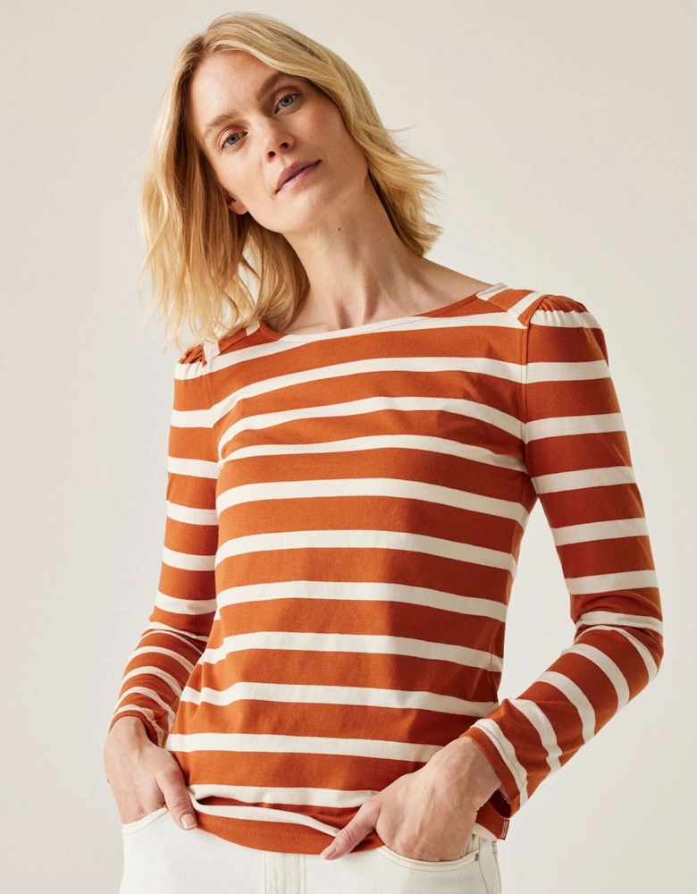 Womens Federica Striped Long Sleeve T-Shirt
