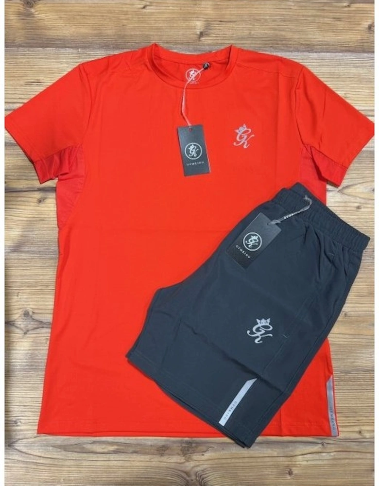 Sports 365 T-Shirt & Short Set Red