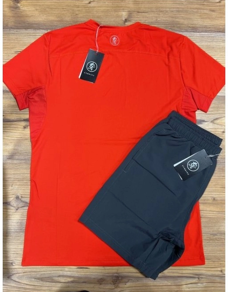 Sports 365 T-Shirt & Short Set Red