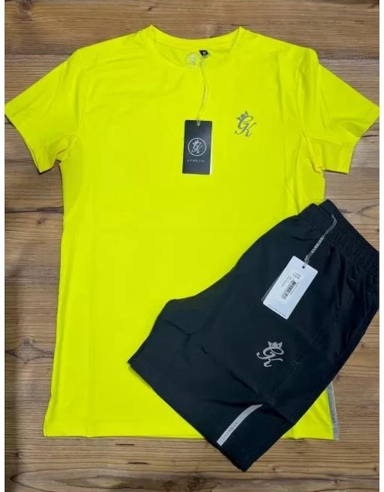 Sports 365 T-Shirt & Short Set Lime