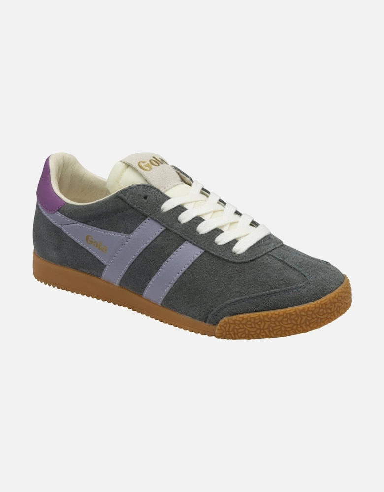 Elan Suede Women's Storm/Foxglove Trainers