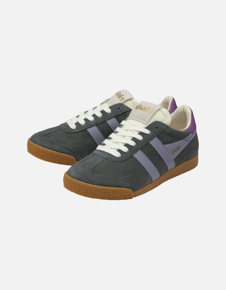 Elan Suede Women's Storm/Foxglove Trainers