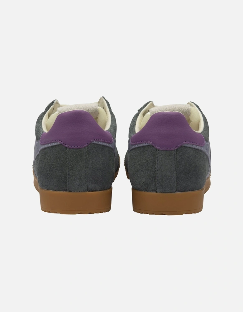 Elan Suede Women's Storm/Foxglove Trainers
