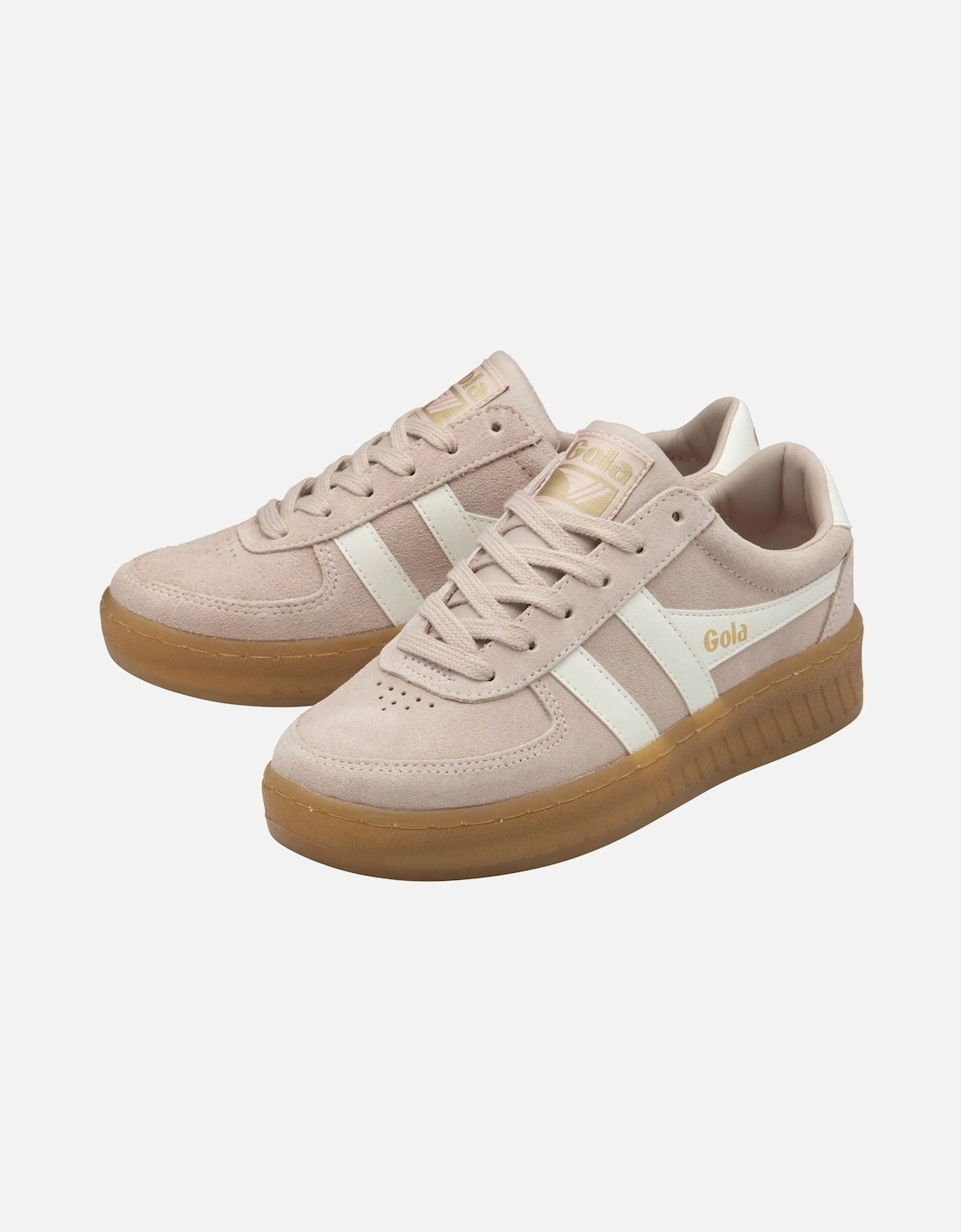 Grandslam Suede Women's Rose/Off White Trainers