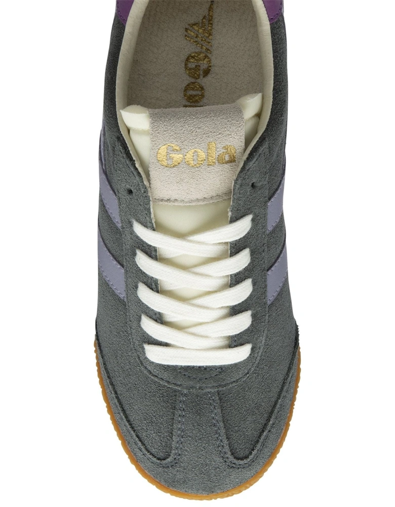 Elan Suede Women's Storm/Foxglove Trainers