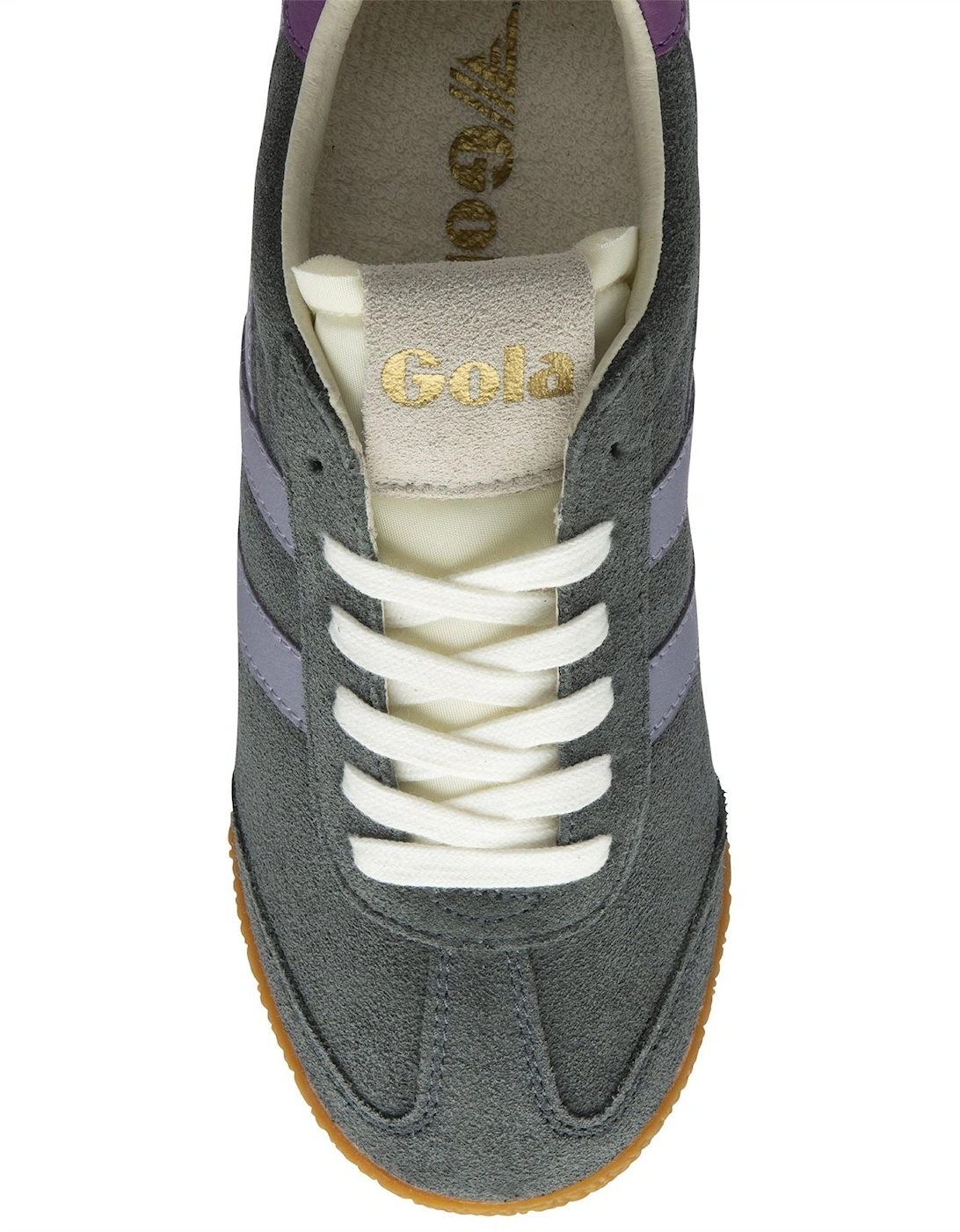 Elan Suede Women's Storm/Foxglove Trainers
