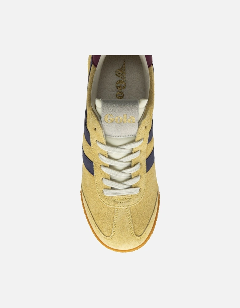 Elan Suede Women's Pollen/Cerise Trainers