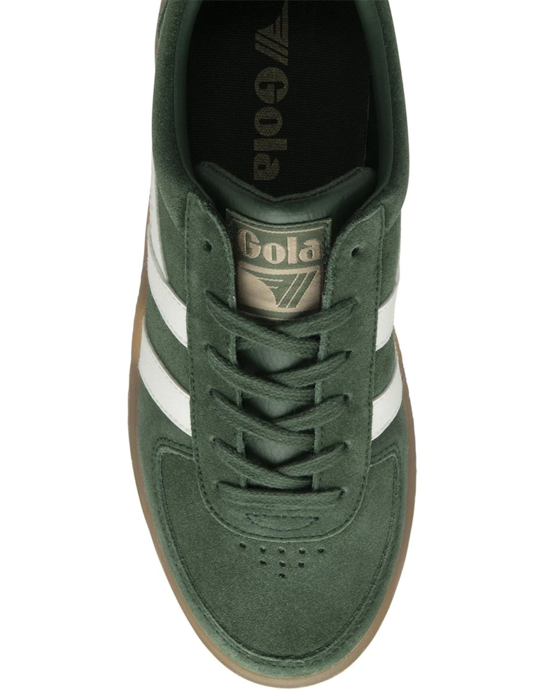 Grandslam Suede Women's Evergreen/Off White Trainers