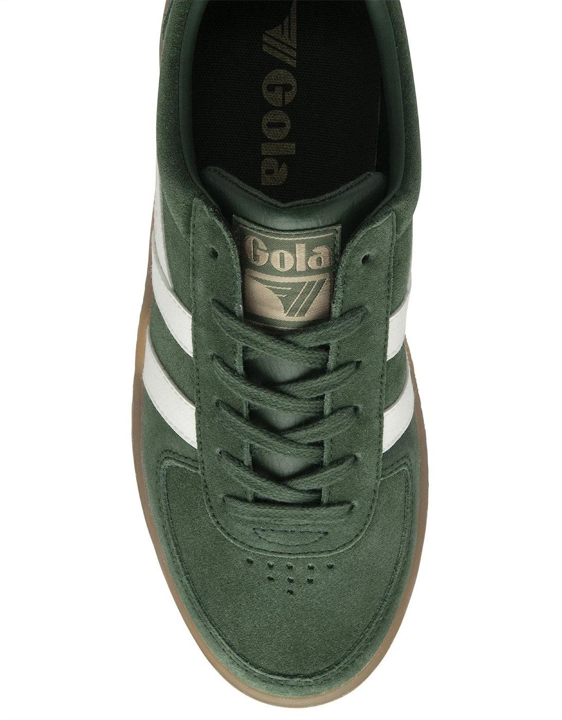 Grandslam Suede Women's Evergreen/Off White Trainers