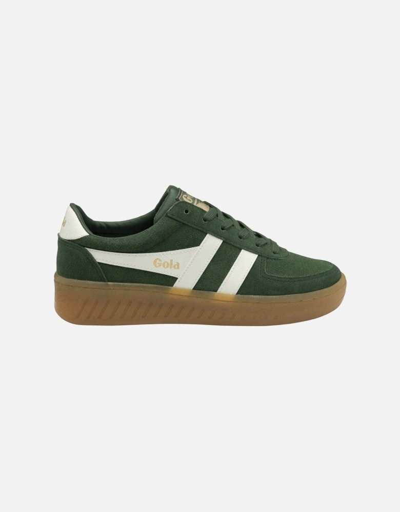 Grandslam Suede Women's Evergreen/Off White Trainers