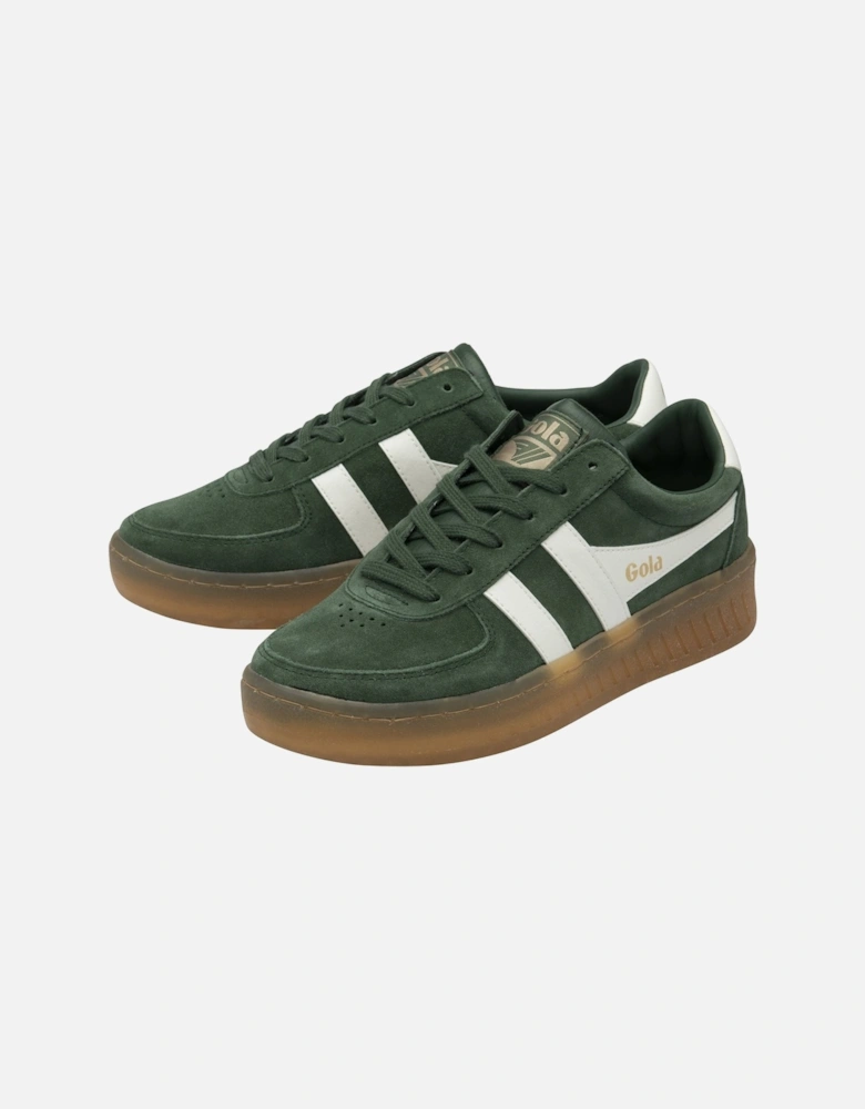 Grandslam Suede Women's Evergreen/Off White Trainers