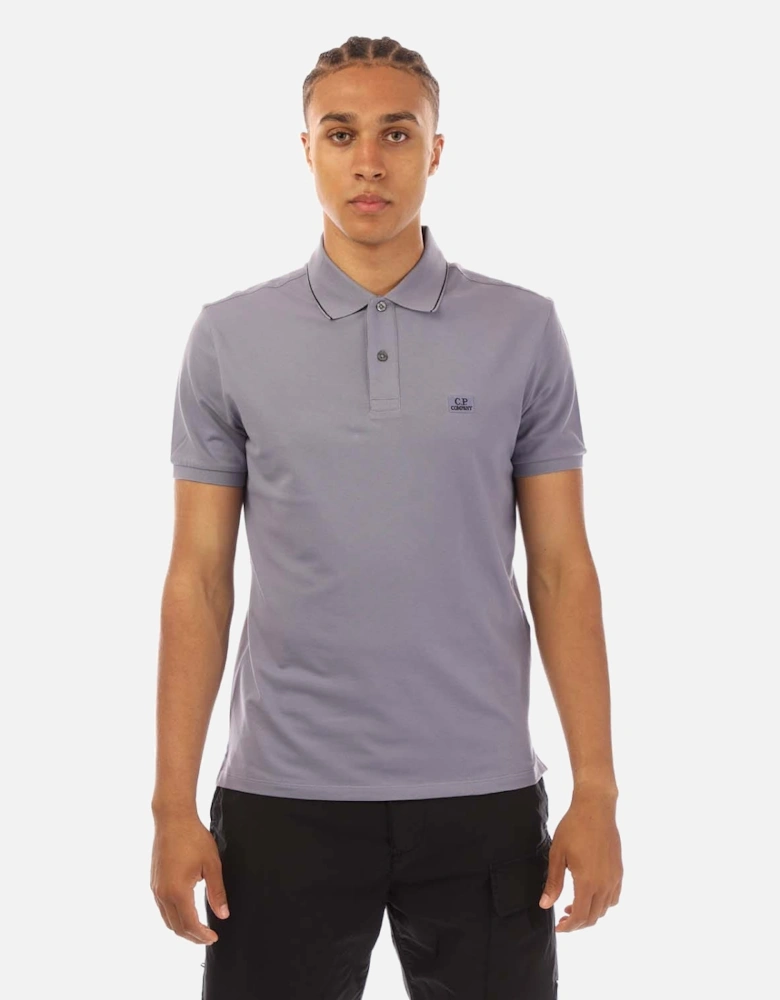 Stretch Piquet Logo Polo Shirt