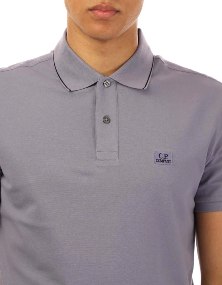 Stretch Piquet Logo Polo Shirt