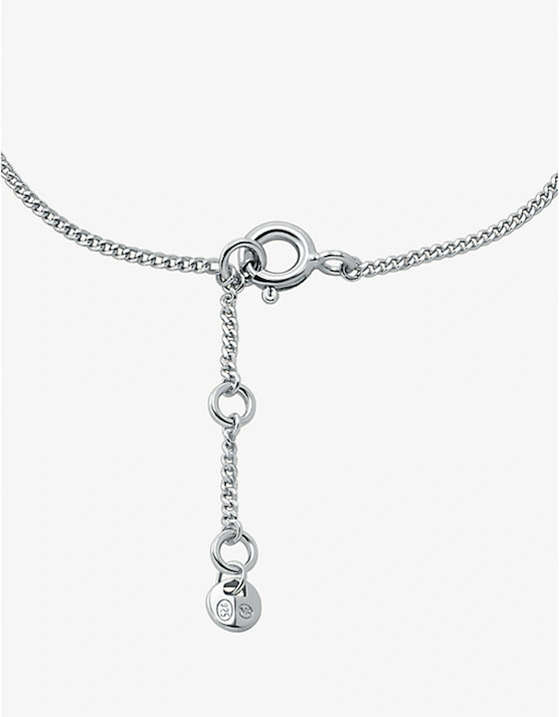 Precious Metal-Plated Sterling Silver Heart Bracelet