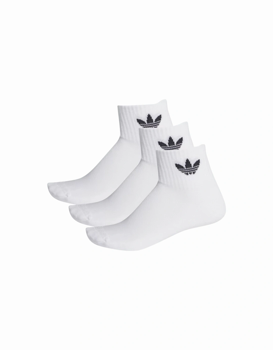 Mid Ankle Sock 3 Pack - White, 2 of 1