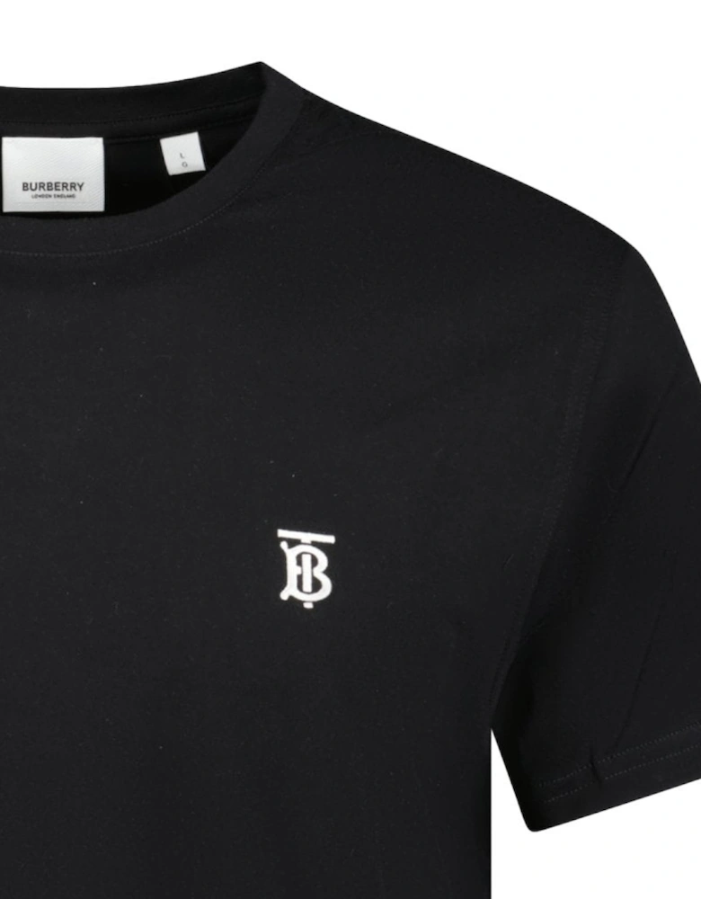'Parker' Short Sleeve T-Shirt Black