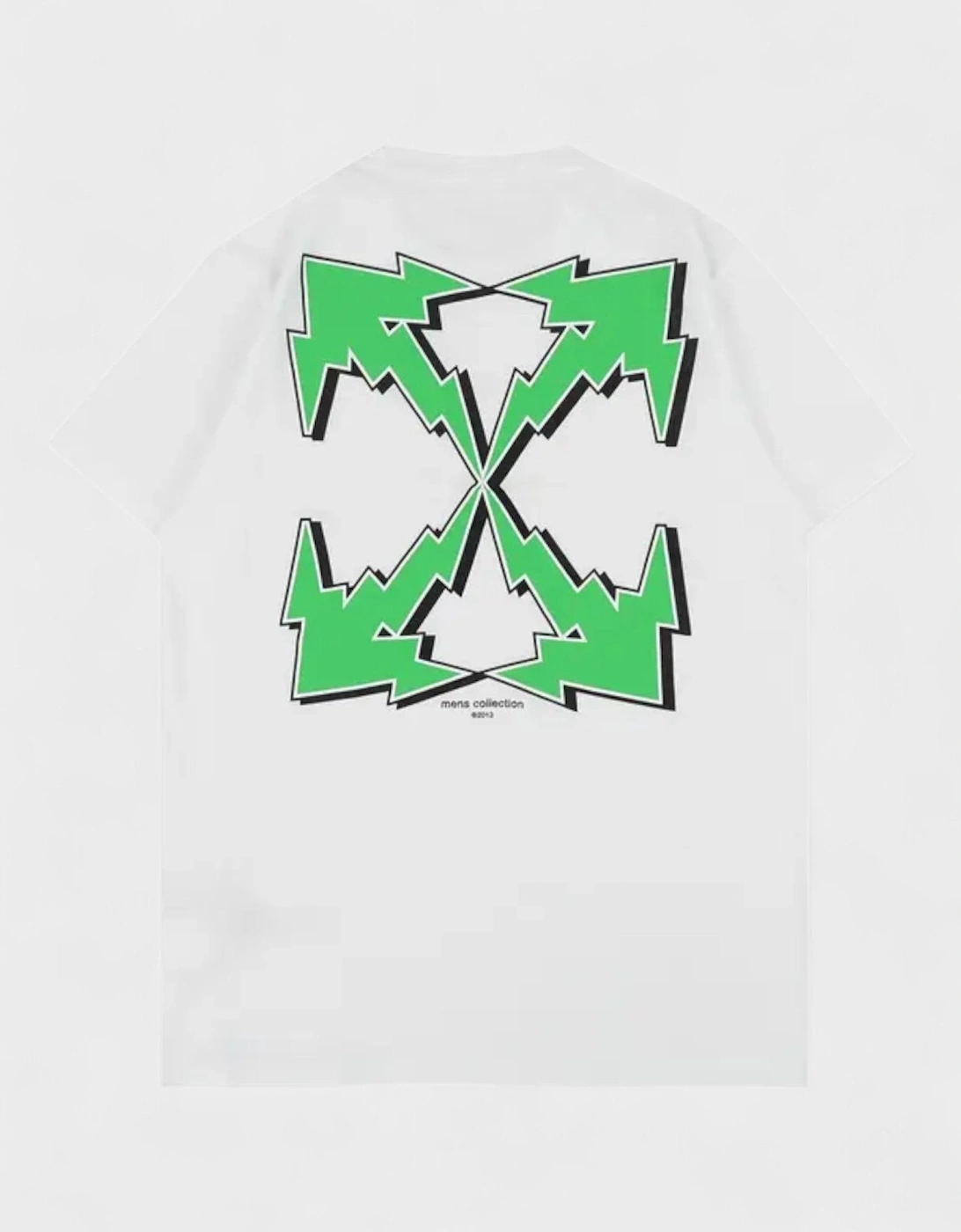 Bolt Arrow Short Sleeve Slim Tee 'White/Green', 3 of 2