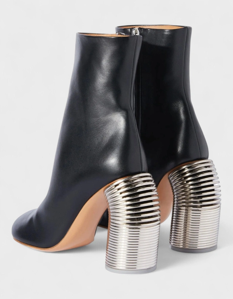 Spring Leather Ankle Boots