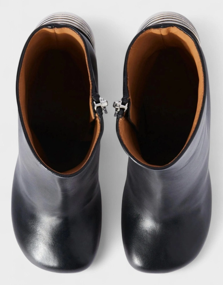 Spring Leather Ankle Boots