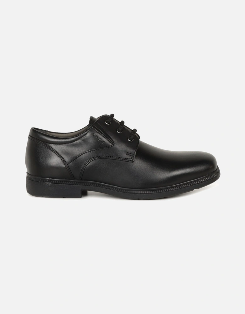 Junior Federico Plain Boys Senior School Shoes