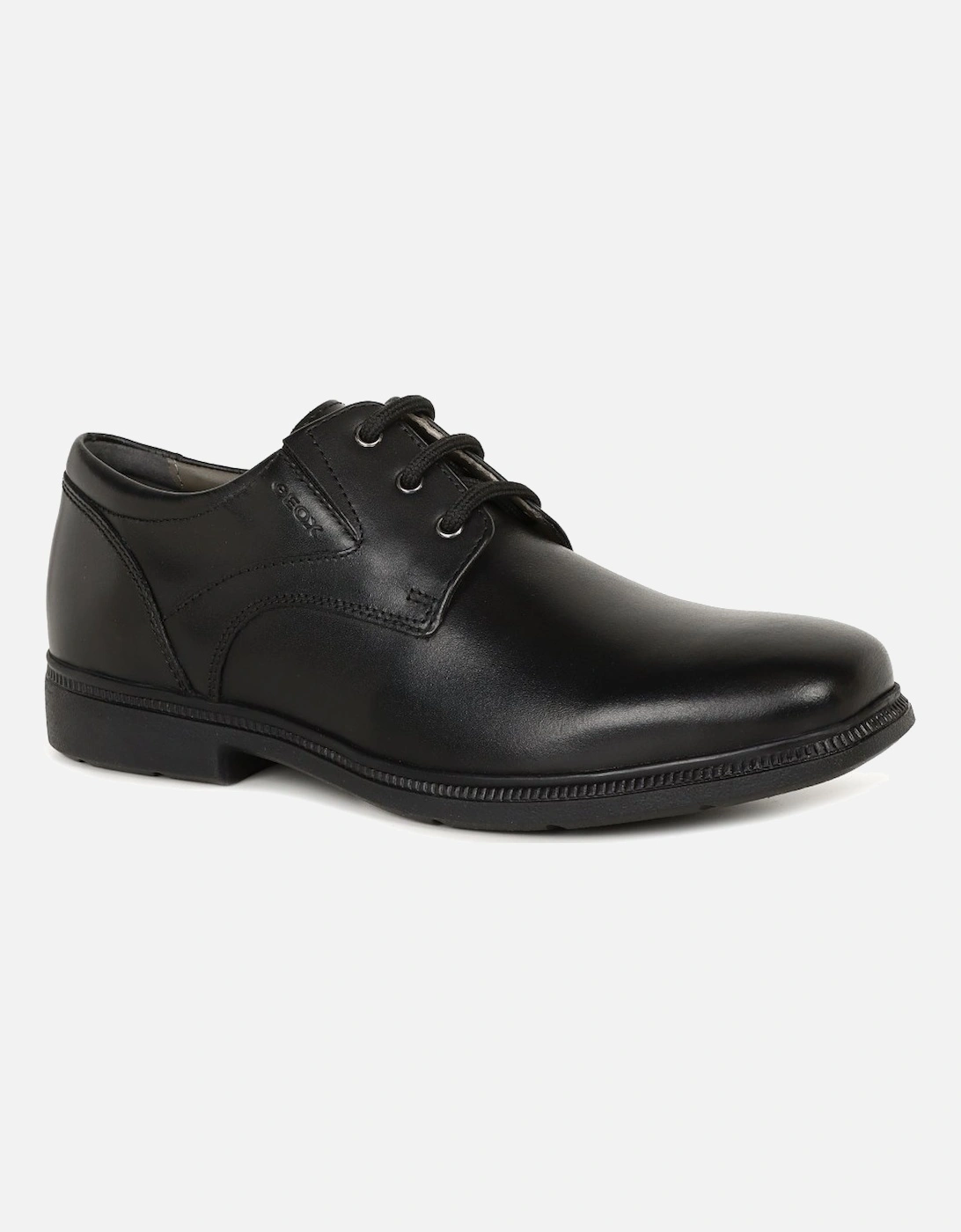 Junior Federico Plain Boys Senior School Shoes, 8 of 7