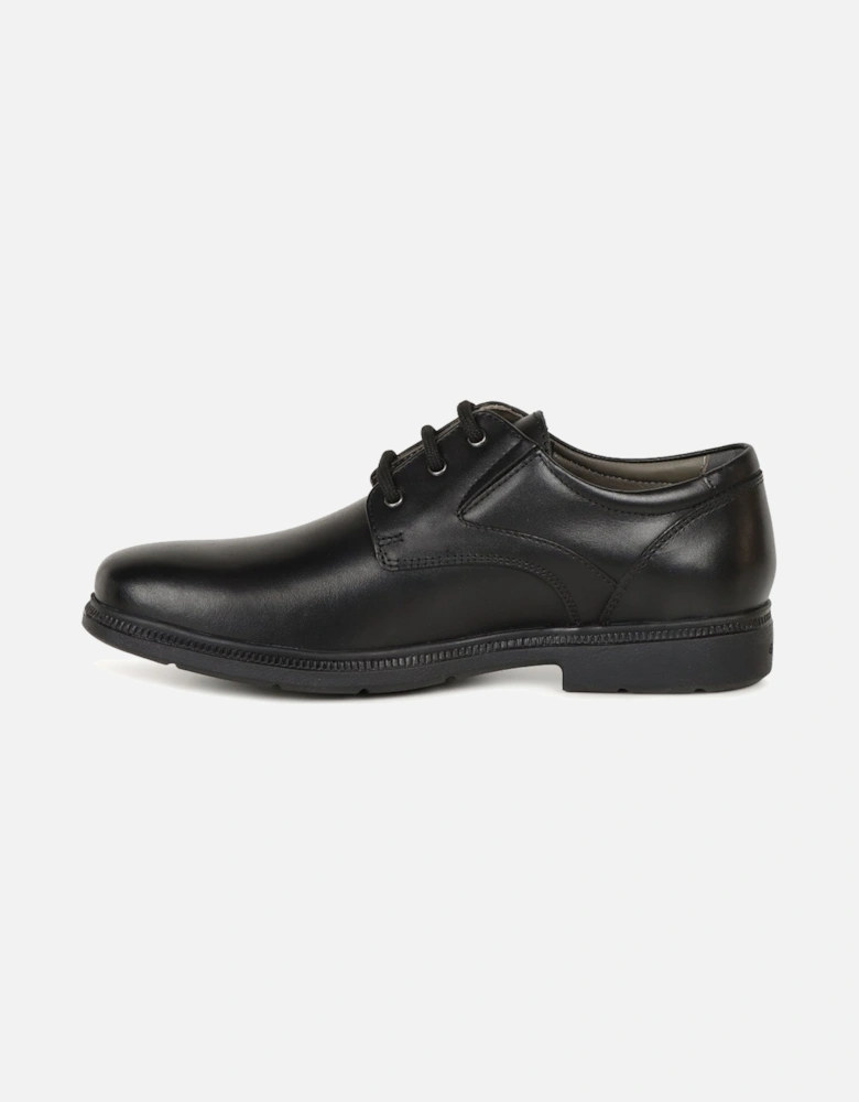 Junior Federico Plain Boys Senior School Shoes