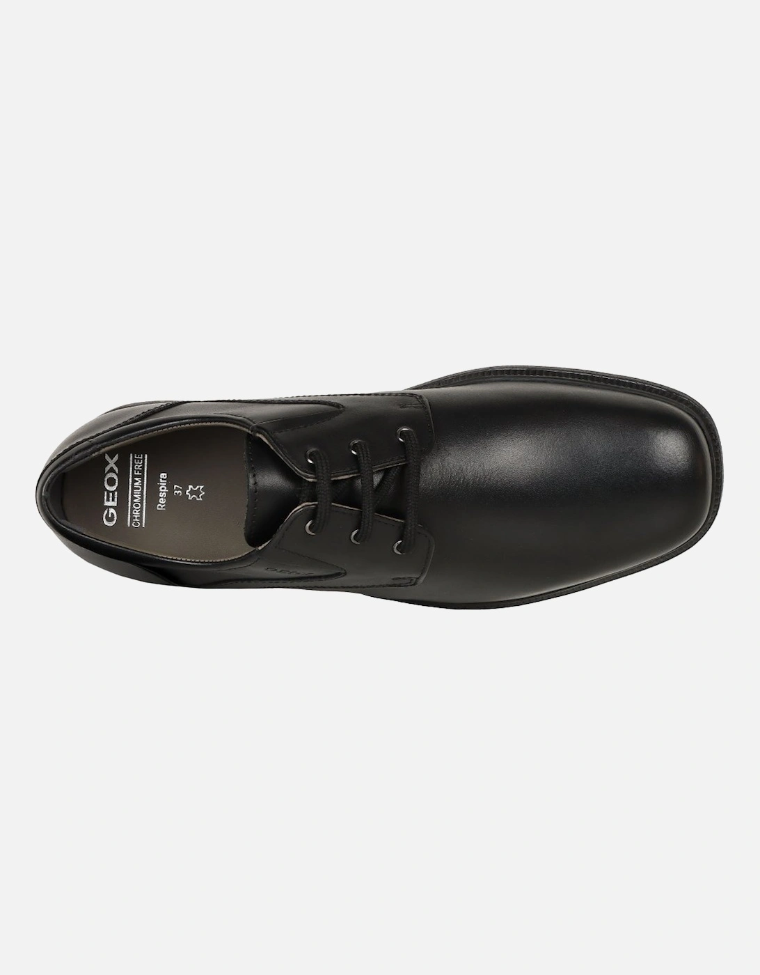 Junior Federico Plain Boys Senior School Shoes