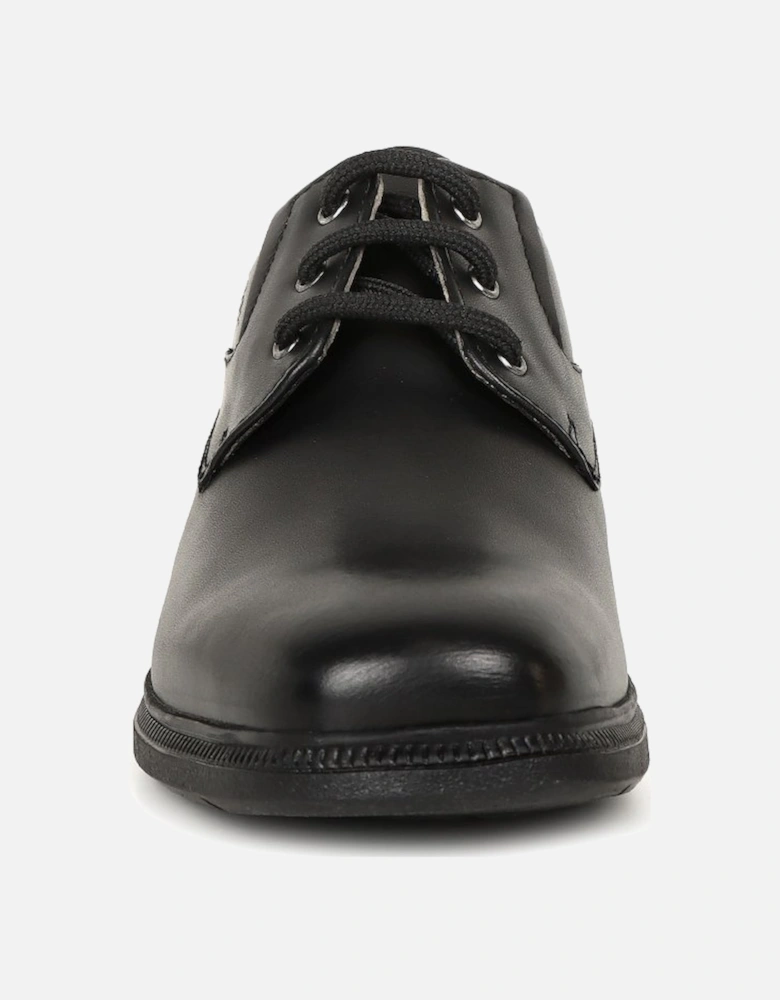 Junior Federico Plain Boys Senior School Shoes