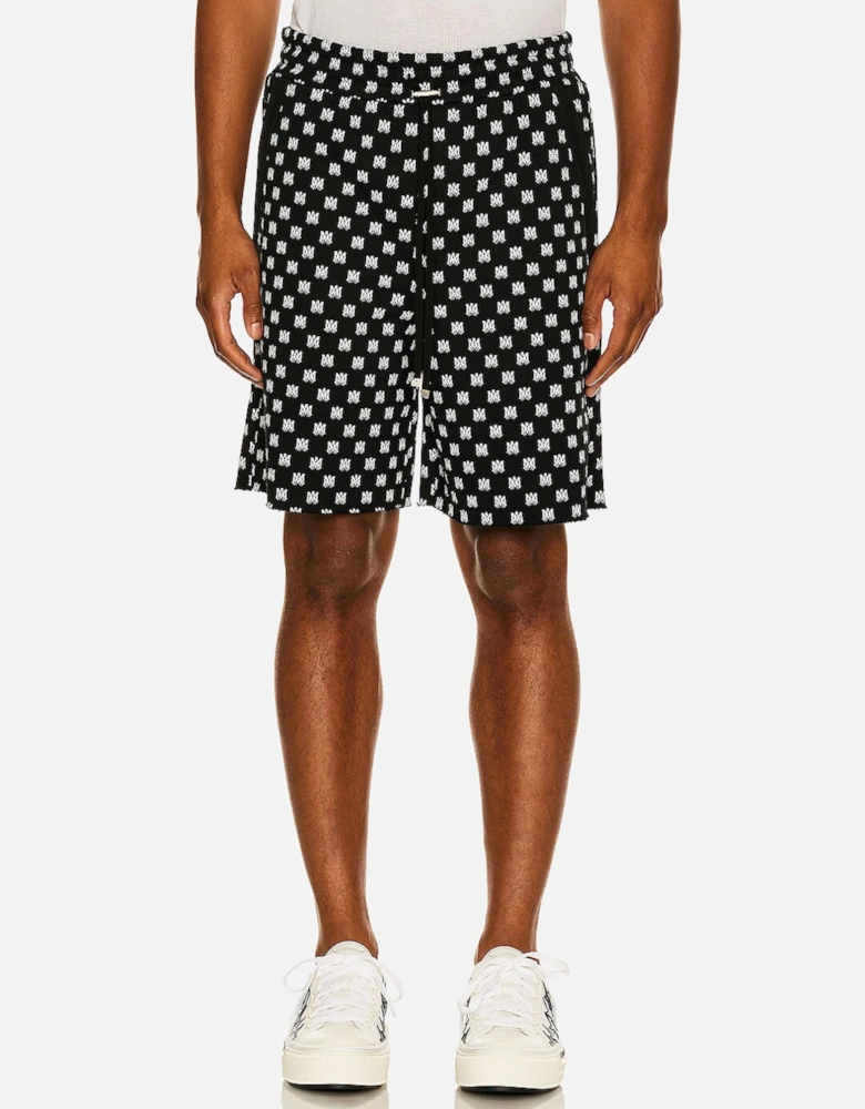 ALL OVER MA SWEAT SHORTS BLACK