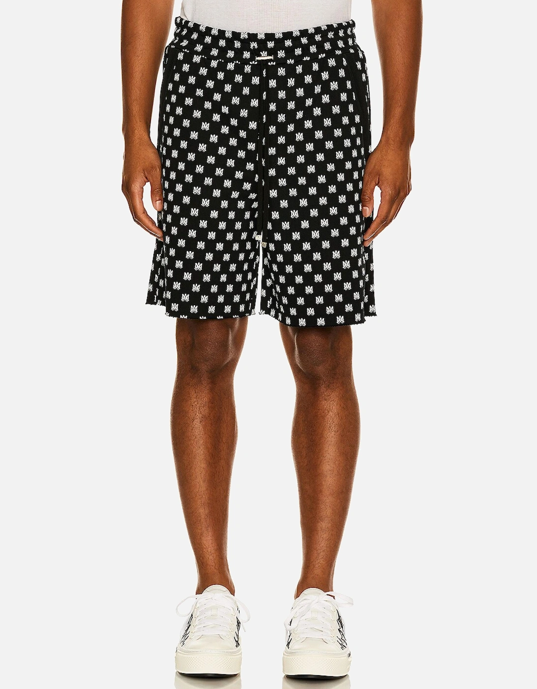 ALL OVER MA SWEAT SHORTS BLACK