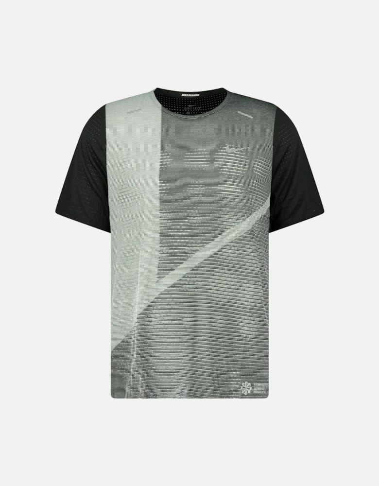 Dri-Fit Rise 365 T-Shirt Black & Grey