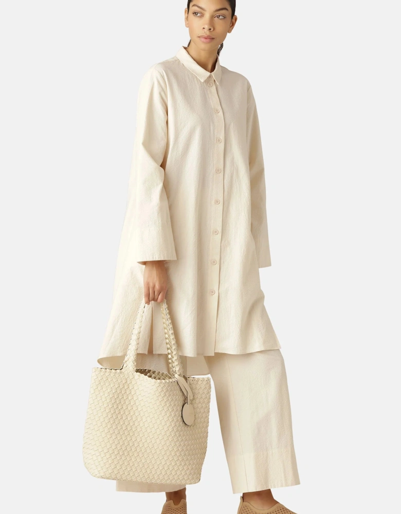 Braided tote bag