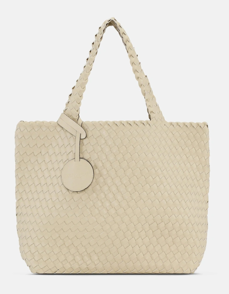 Braided tote bag
