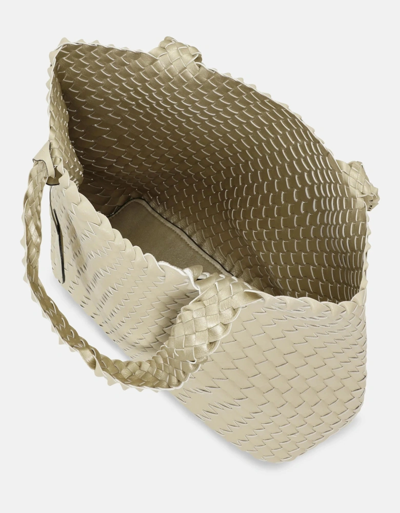Braided tote bag