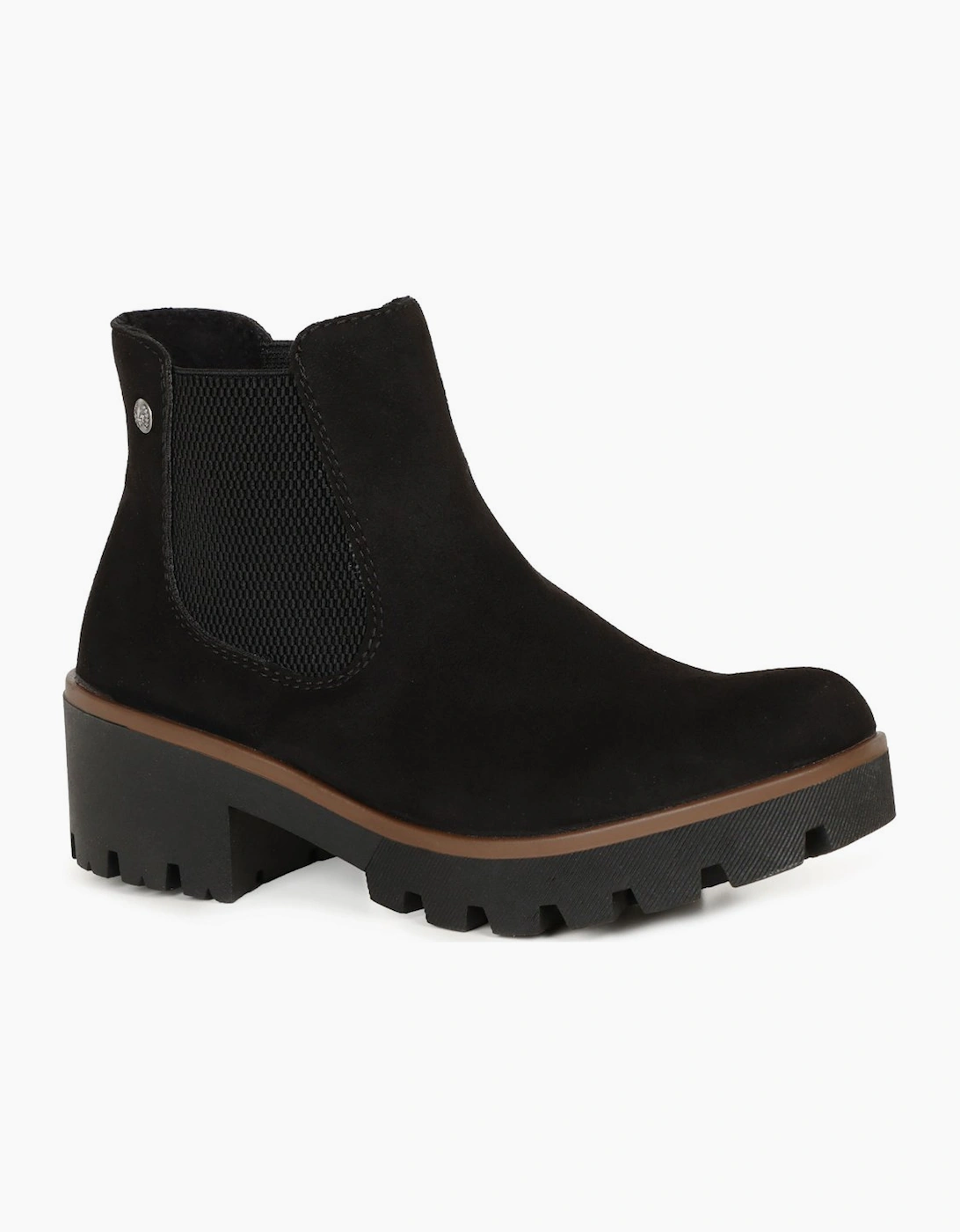 Rieker Women's Acorn II Womens Chelsea Boots - Black - Size: 6