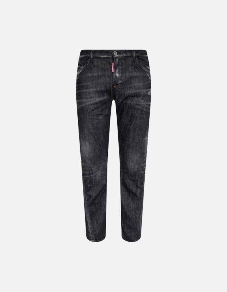 Sexy Twist Jean Black Denim Pants