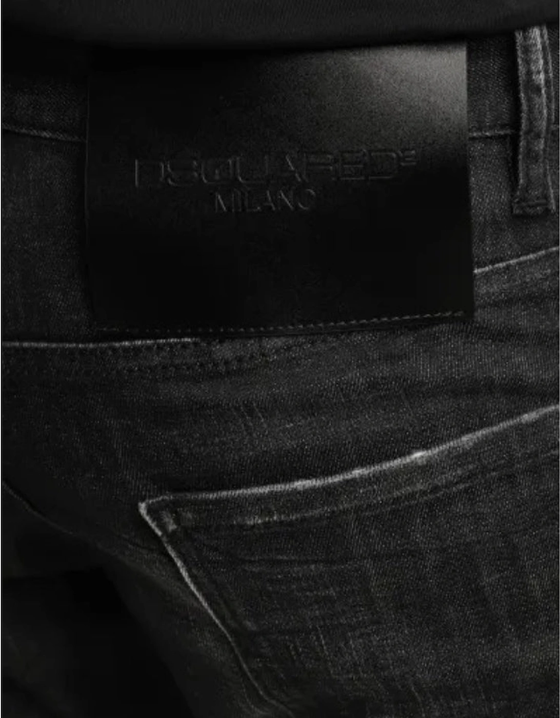 Sexy Twist Jean Black Denim Pants
