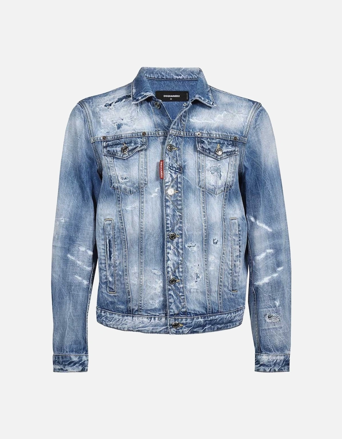 Dan Jean Jacket Blue Denim Jacket, 4 of 3