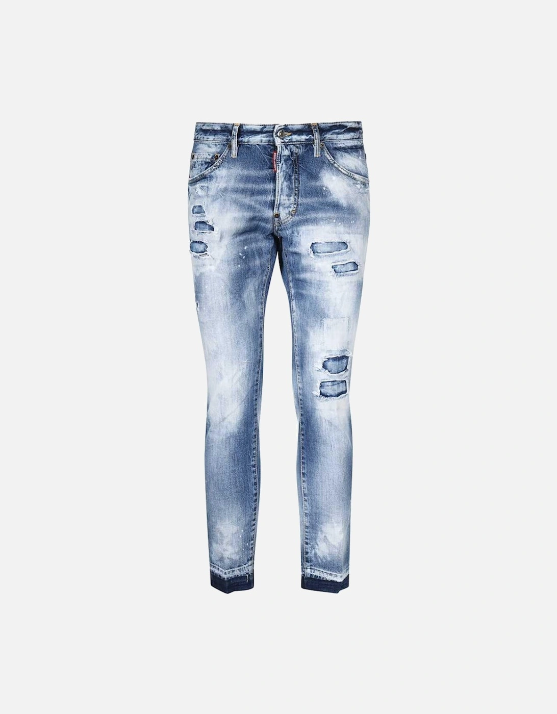 Cool Guy Cropped Blue Denim Pants, 3 of 2