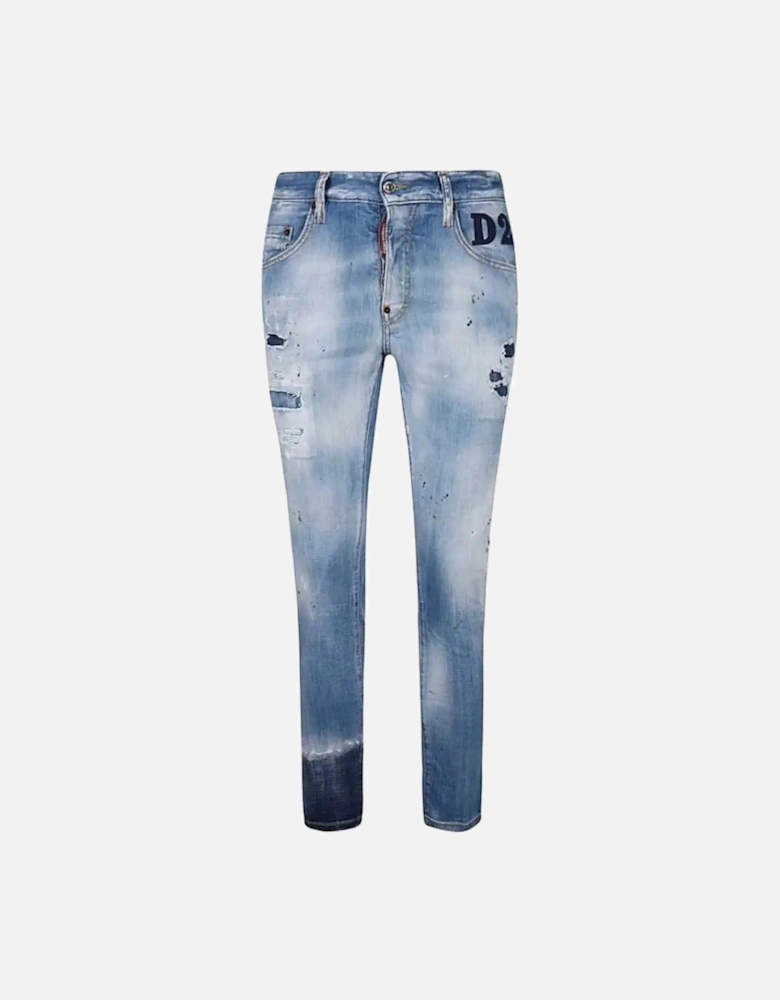 Skater Jean Light Blue Denim Pants