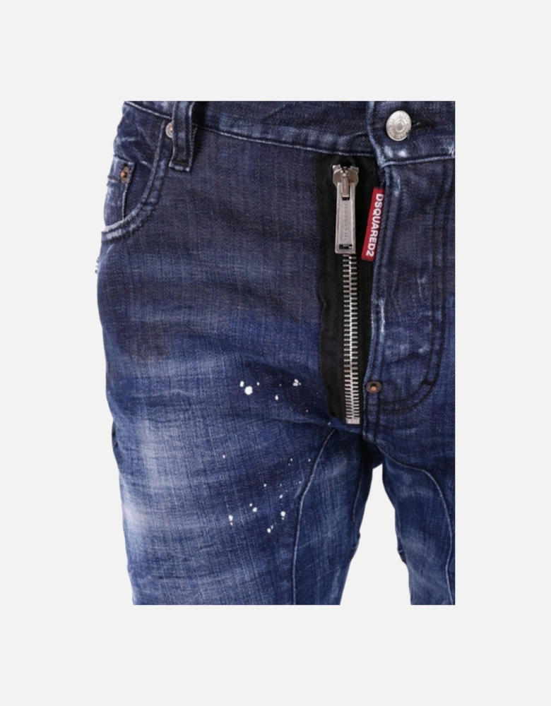Tidy Biker Jean Dark Blue Denim Pants