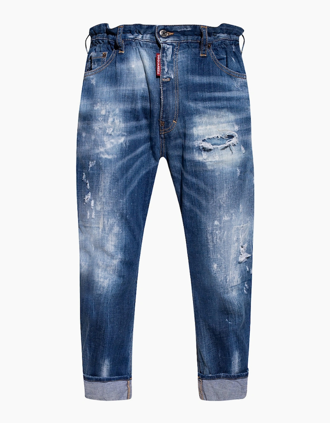 Men's Dsquared2 Big Deans Brother Jean Blue Denim Pants - Size: 32/32