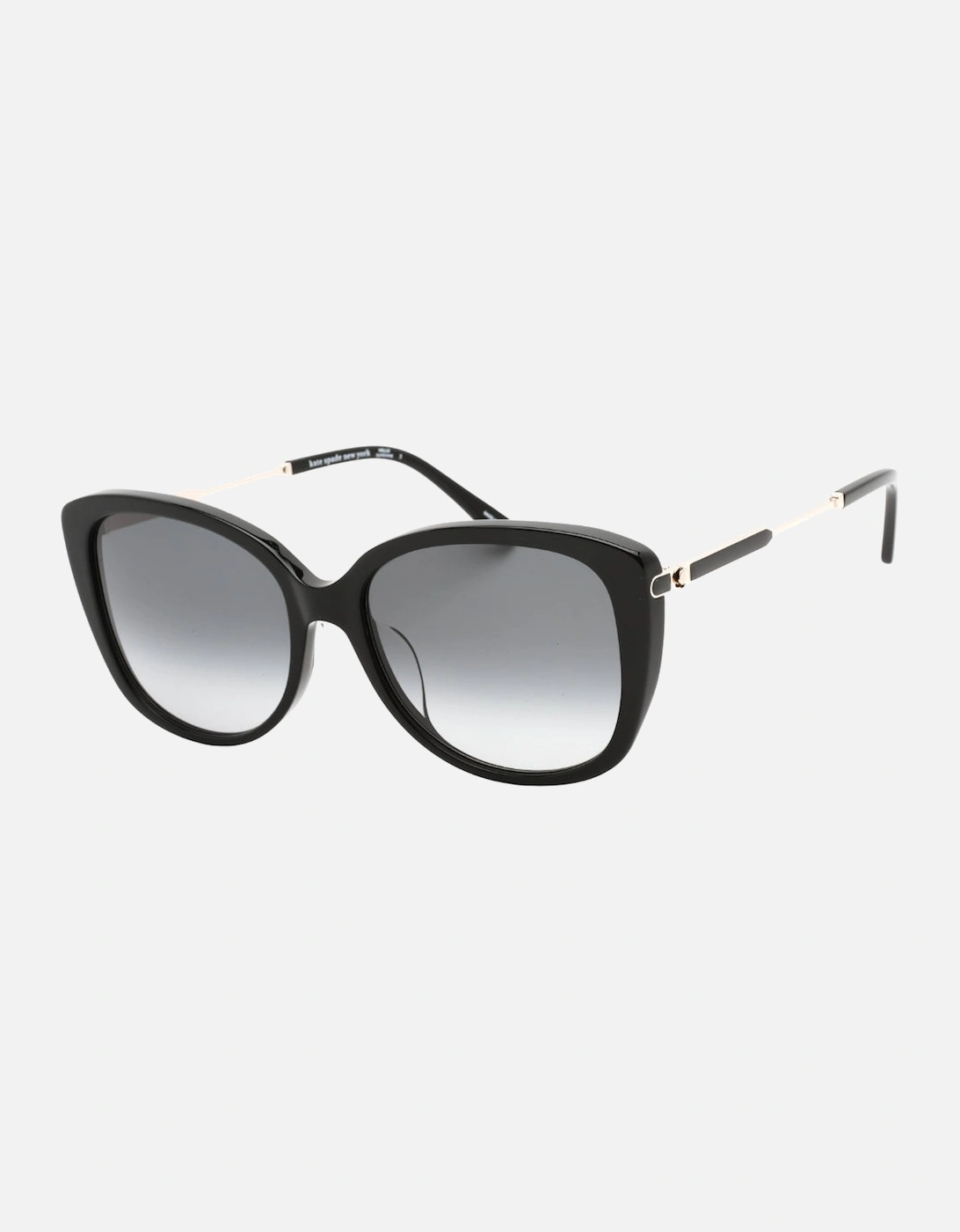 Lorene/F/S 0Grey Shaded Lens Black Sunglasses
