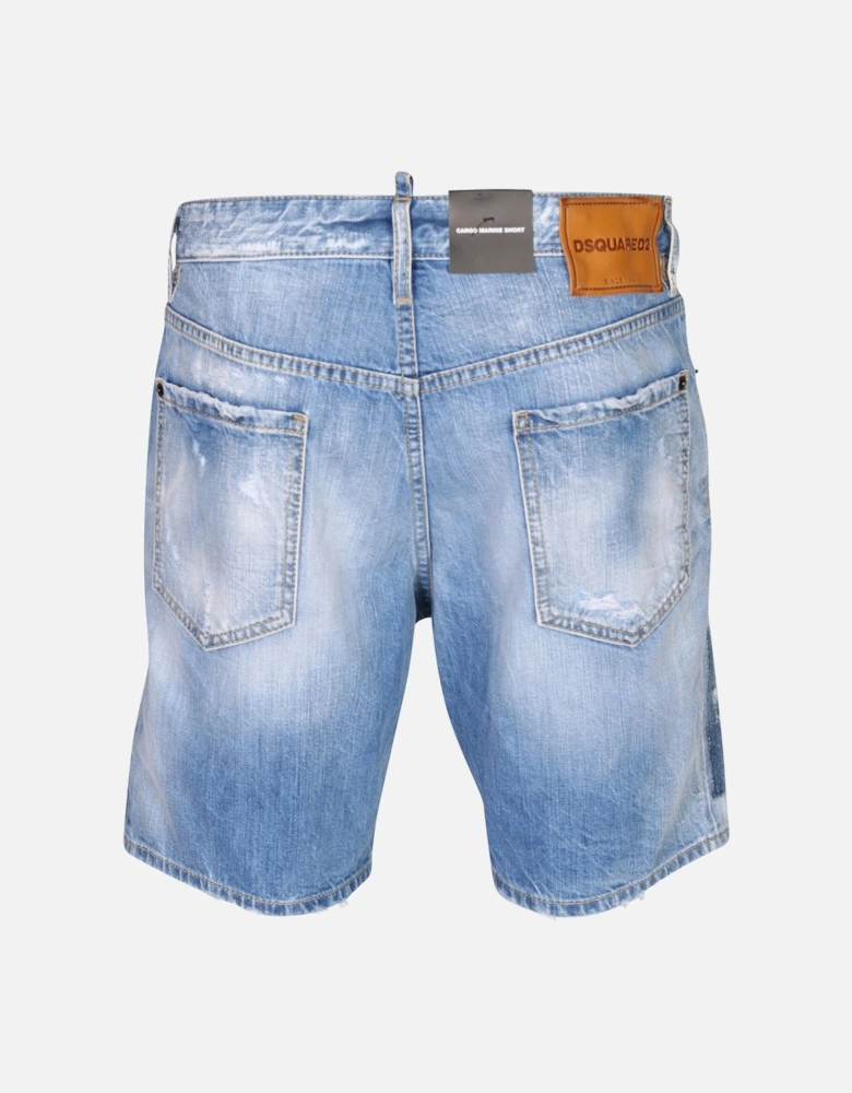 Marine Shorts Light Blue Denim Shorts
