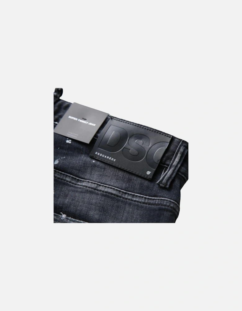 Super Twinky Jean Black Ripped Denim Pants