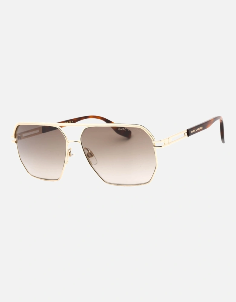 Brown SF Lens Gold Framed Sunglasses