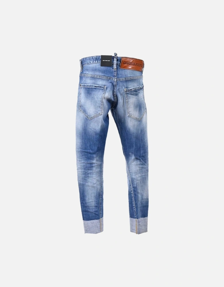 Sexy Twist Jean Light Blue Denim Pants