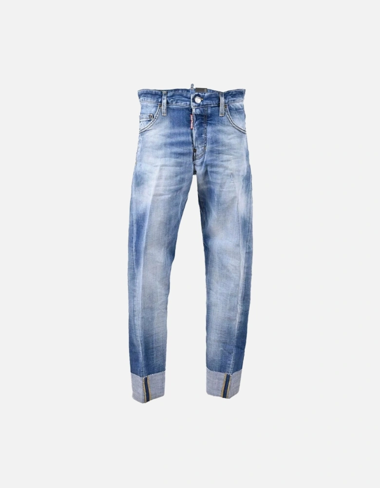 Sexy Twist Jean Light Blue Denim Pants